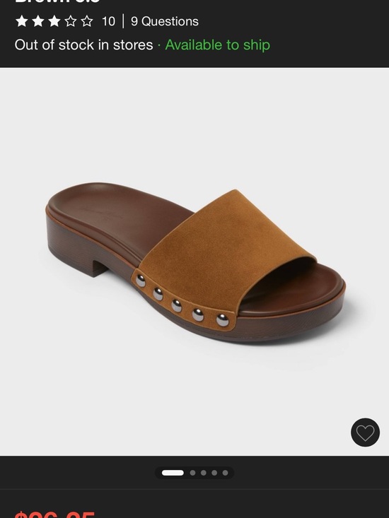 Target Universal Thread Hera Western Sandal 7.5 or 8